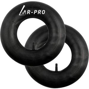 AR-PRO 23x10.5/9.5/8.5-12 Inner Tube Replacement With TR-13 Straight Valve Stem (2-Pack) - For Golf Cart, Tractor, John Deere Lawn Mower, Snowthrowers, Tillers, Trailers, Wheelbarrows and ATV's