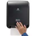 Pacific Blue Ultra 8" High-Capacity Automated Touchless Paper Towel Dispenser by GP PRO (Georgia-Pacific); Black; 59590; 12.9" W x 9" D x 16" H; 1 Dispenser