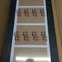 Gaevuian 8x21 Picture Frame Display 4 opening 5x7 Collage Picture Frame,Multi Photo Frame with Mat,Plexiglass,Horizontal and Vertical Formats for Wall Decor,Black Wood Grain