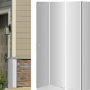 Moxweyeni 2 Pack Stainless Steel Corner Guards for Vinyl Siding 3 3/8'' x 3 3/8'' x 15 3/4'' Metal Siding Corner Guards Protector 89° Angle Weed Whacking Protection for Outside Exterior Wall Repair