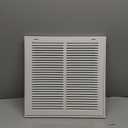 14"W x 14"H [Duct Opening Size] Steel Return Air Filter Grille - Removable Face/Door for 1 inch Filters -HVAC Vent Cover Grill - White [Outer Dimensions: 16 5/8"W X 16 5/8"H]