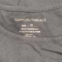 1X Black Cold Shoulder Scoop Neck Basic 22/24 (X-Large)