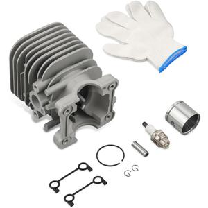 Cylinder Piston Kit Fit for Husqvarna 125B 125BX 125BVX, for Jonsered B2126 BV2126, for Craftsman 358794810 358794811, for RedMax HB280 HB281 Leaf Blower