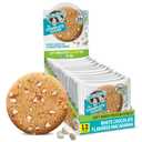 Lenny & Larry's The Complete Cookie, White Chocolate Flavored Macadamia, Soft Baked, 16g Plant Protein, Vegan, Non-GMO, 4 Ounce Cookie (Pack of 12), Best Before 16 AUG 2025