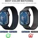 Stainless Steel Milanese Loop Compatible with Apple Watch Bands 46mm 44mm 45mm 49mm men and women, Magnetic Clasp Replacement for iWatch Ultra Series 11 10 9 8 7 SE 6 5 4 3 2 1