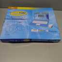 Tech Kidz - STEM Toy Computer Educational Learning Laptop, 80 Challenging Learning Activities to Learn Mathematics, Words, Logic, Typing, LCD Screen with Backlight, Mouse Included, Ages 4+ (Blue)