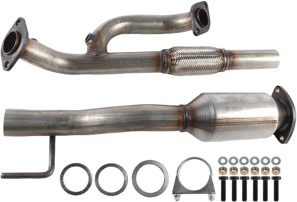 Rear Catalytic Converter Compatible with 2004-2006 Lexus ES330/ Toyota Camry, 2004-2008 Solara 3.3L V6, Direct Fit Catalytic Convertor Replacement Parts