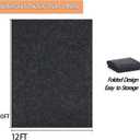 10 x 12 FT Outdoor Storage Shed Mat, Waterproof Storage Shed Flooring Mat, Anti-Slip Patio Furniture Floor Scratch Prevention Mat, Dustproof Outdoor Carport Mat