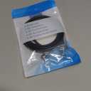 Eightwood BNC Bulkhead Female to BNC Male Right Angle Coax Cable RG58 Jumper 3 Feet for Wireless Microphone Receiver, Radio Scanner, Radio Antenna, CB Radio, VHF UHF Ham Radio