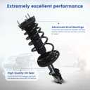 Rear Shock Absorber Complete Struts Assembly Fit for 2007-2011 Toyota Camry 2.4L 3.5L (Exc. SE), 2006-2012 Avalon 3.5L, Replace 172310 172309