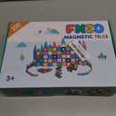 FNJO Magnetic Tiles, 100PCS Building Blocks, STEM Magnets Building Toy Set, Preschool Kindergarten Construction Stacking Toy, School Teacher Supplies, Classroom Must Haves
