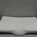 Derila Cooling Pillowcase Optimal Temperature Control for Your Derila Memory Foam Pillow for Perfect Sleep. Quality Material White Pillow Cover (Standard (19.7" x 11.8" x 3.9"))