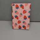 for iPad mini 5th 2019/Mini 4th 2016 Case - Smart Folio Cover (Auto Wake/Sleep) with Build-in Pencil Holder for Apple Tablet Soft PU Leather Cover for Women Girls,Strawberries
