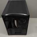 Gaming PC Case, ATX Cpmputer CASE with 7 PWM ARGB Fans Pre-Installed,Type-C Full-View Dual Tempered Glass, Mid Tower Computer CASE Black, (H4)
