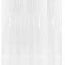 Barossa Design Extra Wide Shower Curtain Liner 108" x 72" with 8 Magnets - Waterproof PEVA Around Shower Liner for Bathroom, PVC Free, Metal Grommets - Clear, 108X72