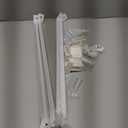 16inch Support Brackets for Wire Shelving Set, 4 Pcs Wire Shelf Brackets with 8 Wire Shelf Hooks and 4 End Bracket for Installation Wire Shelving Support Closet Wire Set