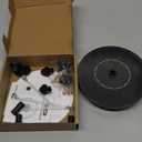 SZMP Solar Fountain Upgrade, 3.5W Solar Powered Bird Bath Fountains with Flower, Outdoor Water Feature Solar Pump with 7-in-1 Nozzles, 4 Fixed Pipes for Humingbirds, Garden, Pool, Pond, and Fish Tank (Blue)