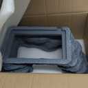 REPTI ZOO Large Bearded Dragon Basking Platform, 12.5x7x5 inch Gecko Hide Cave with Heat Storage Slate Stone, Reptile Basking Rock Climing Hideout for Leopard Crested Gecko Lizard Turtle