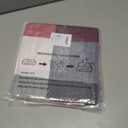 2 x Womens Scarf Winter Blanket Large Scarves Thick Soft Warm Plaid Chunky Scarfs (B-mix Red)