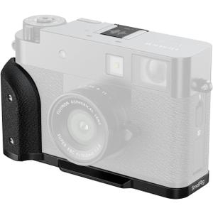 SmallRig X Half L-Shaped Grip for FUJIFILM X Half Camera, Built-in Quick Release Plate for Arca, Lightweight Ergonomic Silicone Handle with Hot Shoe Cover (Black) - 5332