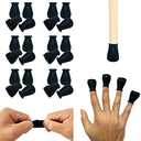 Extra Small Silicone Chair Leg Floor Protectors with Felt, FIT 19/32” to 15/16” Glide Chair Leg Caps Silicon Furniture Leg Feet Cover Bottom Slide Protect Hardwood Floors No Scratches No Noise 24 Pack