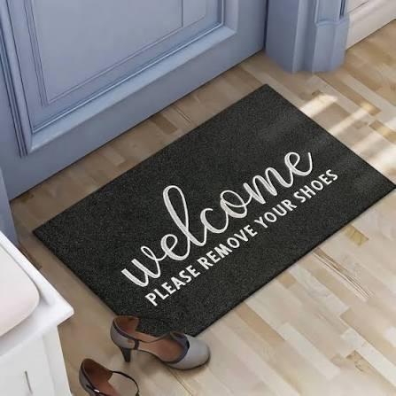 AAZZKANG Door Mats Outdoor Non Slip Funny Welcome Mats Please Go Home Doormat Easy to Clean Front Door Mat for Entrance,Indoor