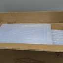 12 Pack Hard Sturdy Thickened Rigid XX Large Shoe Storage Organizer for Closet, Clear Stackable Sneaker Shoe Boxes Rack Containers Display Case Bins with Lids, White