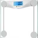 Etekcity Digital Body Weight Bathroom Scale, Large Blue LCD Backlight Display, High Precision Measurements,6mm Tempered Glass, 400 Pounds