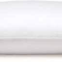 DOWNLITE Flat & Soft Down Pillow  Hypoallergenic Premium Down (Not Feathers)  Standard Size, 20 x 26