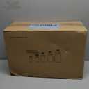 novelinks 8 oz Clear Plastic Jars with Airtight Lids, 48 Pack Plastic Mason Jars with Lids 8oz, Refillable Storage Slime Containers & Small Spice Jar for Kitchen Organization (48 Pack,Silver)