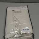 100% Blackout Shield Linen Blackout Curtains for Bedroom 84 Inches Long, Back Tab/Rod Pocket Living Room Drapes, Thermal Insulated Blackout Curtains 2 Panels Set, 50" W x 84" L, Cream