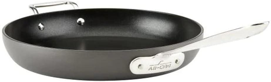 All-Clad HA1 Hard Anodized Nonstick Fry Pan Cookware (12 Inch Fry Pan) (Black)