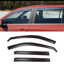 Visor Rain Guards Compatible with 2024 2025 2026 Toyota Grand Highlander Front and Rear in-Channel Window Visors Wind Deflectors Weather Shield for Grand Highlander 4PCS Accessories