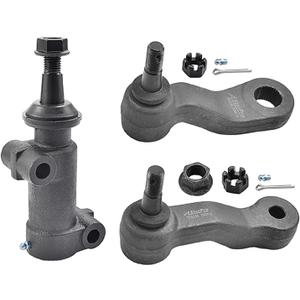 ASTARPRO Front Steering Kit Idler Arm, Pitman Arm 4 Grooves and Idler Arm Bracket Assembly 4WD Only Replacement for Avalanche Suburban Silverado Sierra 2500 3500 Avalanche Suburban Yukon Xl 2500