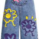 4-5T Toddler Girl Clothes One Piece Denim Overall Jumpsuit Girls Summer Romper 