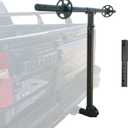 Truck Bed Extender Hitch Mount | Adjustable 4-Position Hitch Extender, Bed Extenders for Trucks & SUV, Ideal for Kayaks, Ladders, Lumber & Oversized Cargo, Reflective Tape