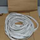 InstaTrim The Original Flexible Trim - 50ft White 3/4" Wide Caulk Tape - Adhesive Trim with Many Uses Including Caulking for Bathtubs, Sinks, Counters, Tile, Floors - Made in USA