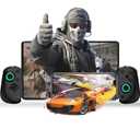 Bluetooth Controller D8 Pro for 12.9in iPad, Tablet, iOS/Android/PC/Switch/PS4, Mobile Cloud Game, Streaming on Xbox Console, iPhone 13+, Direct Play, Hall Effects Joysticks with Linear Trigger, COD (black)