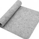 GOTOTOP Felt Desk Mat, Multifunctional Office Mouse Pad, Felt Desk Mat, Office Mouse Mat for Office and Home, 68 x 33 cm (Light Grey)