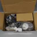 Cambom Rotary Cheese Grater Hand Crank Cheese Shredder for Fresh Cheese, Vegetable, Nuts,Non-slip Suction Base, Free Cleaning Brush Three Blades, Black