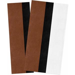 Kitchen Towels Set of 2 Brown Black White Dish Towels and Dishcloths Sets Decorative Tea Towel Boho Style Absorbent Hand Towels for Kitchen Bathroom Drying Cleaning Backing Home Decor