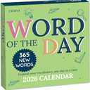 2026 Word of the Day Daily Calendar | Day To Day Tear Off Desktop Calendar with 365 New & Interesting Words & Definitions for Everyday of the Year, Fun Box Calendar Present For Men or Women, Christmas Stocking Stuffer Gift for Home or Office