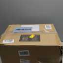 Goodluck 700 Piece Dark Blue Plastic Dinnerware Set for Party, Clear Disposable Plates for 100 Guests, Include: 100 Dinner Plates, 100 Dessert Plates, 100 Pre Rolled Napkins with Cutlery Set, 100 Cups