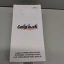 Insulated Coffee Tumbler 17.9oz 530ml Travel Coffee Mug 316 Stainless Steel Dual Drink Openings Leakproof Lid Reusable Insulated Coffee Mug Hot and Cold Ideal Travel Mug for Coffee Lover Daily (White)