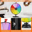 24 Inch Prize Wheel,Tabletop Heavy Duty Spinning Wheel for Prizes, Prize Wheel Spinner with Stand & 12 Slots & Dry Erase & Eraser for Party, Carnival, Trade Show, Classroom Activities,Spinning Game