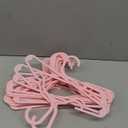HOUSE DAY Plastic Baby Hangers for Closet 20 Pack, Durable Plastic Kids Hangers for Baby Clothes, Thin & Compact Childrens Hangers, Space Saving Pink Baby Hanger, Small Hanger for Kids Clothes