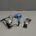 Nano Titanium Travel Hair Dryer, 1000 Watt Professional Blow Dryer with Concentrator Nozzle, Foldable Handle, Dual Voltage