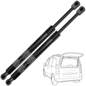 2pcs Rear Window Lift Support Shock Gas Struts for Jeep Wrangler 2011-2018 with Factory Top only