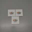 3 x Christian Cross Ornament | Religious Christmas Ornament, Christmas Tree Decoration, Christian Home Decor | Religious Gifts | Easter Faith Cross Gifts, Baptism Gift, Confirmation Gift