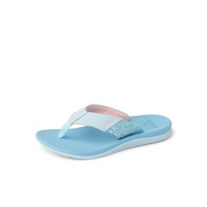 REEF Girls' Santa Ana Flip Flop, Super Soft and Supportive Footbed, High Grip Outsole, Water Friendly, Vintage Indigo, 2